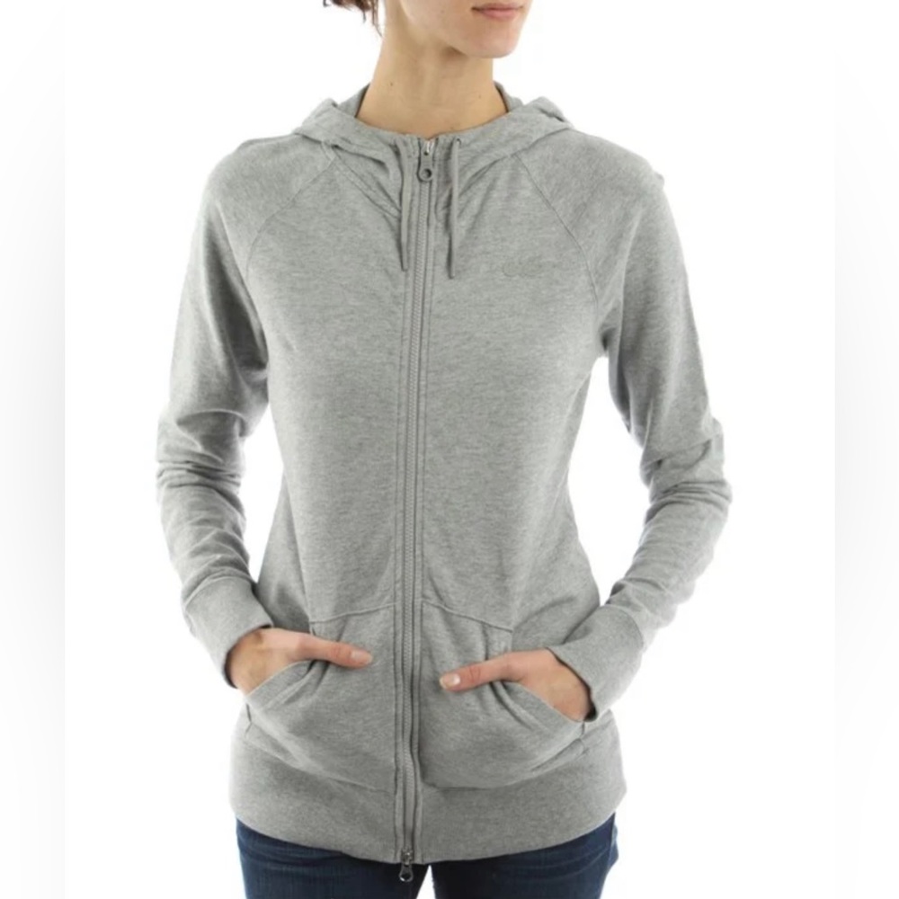 NIKE 6.0 WOMEN'S SMALL P FULL ZIP GRAY HOODIE SWEATSHIRT GREAT CONDITION